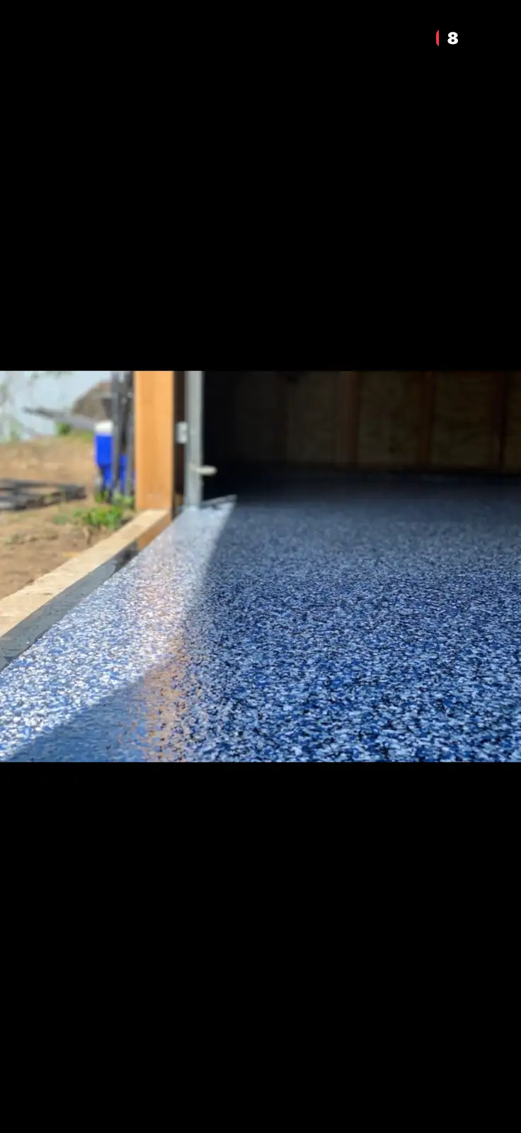 Sapphire Flake Garage